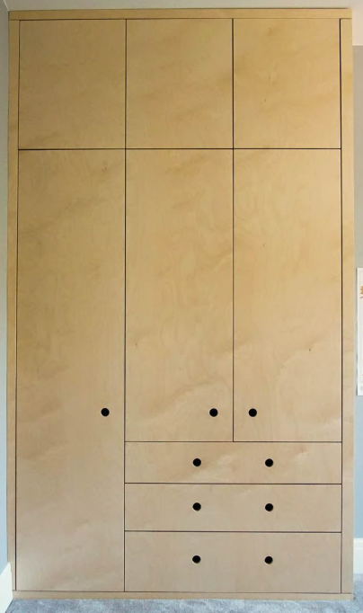 Custom plywood cabinet